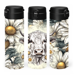 Kráva a kopretiny - termo...