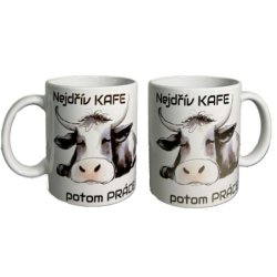 Hrnek Nejdřív kafe - II.jakost