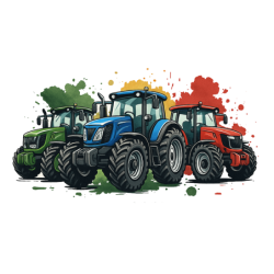 Traktory - samolepka